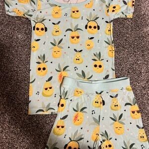 Little Sleepies Pineapple Jams Kids Pajama Set